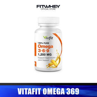 VITAFIT 100% PURE Omega 3-6 1,200 mg 30 softgels