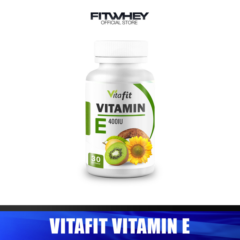 Vitafit Vitamin E 400iu ขนาด 30 Softgels. วิตามินอี