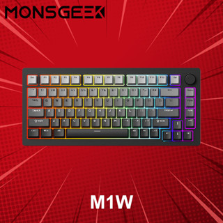 คีย์บอร์ดไร้สาย MonsGeek M1W (ภาษาอังกฤษ) ประกันศูนย์ 1 ปี