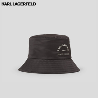 Karl Lagerfeld - RUE ST-GUILLAUME NYLON BUCKET HAT 235W3412 หมวกบักเก็ต