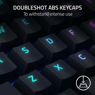 Razer Blackwidow V4 X - คีย์บอร์ดเกมมิ่ง Mechanical (Green Switch) มาพร้อมไฟ RGB Razer Chroma™ (คีย์TH/EN , EN)