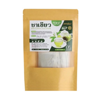 ชาเขียว Mix green tea drink พราวชาลดบวมไม่มีน้ำตาล บรรจุ 10 ซอง