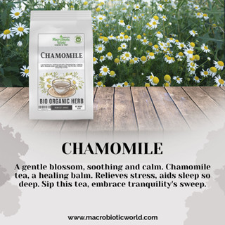 Organic / Bio Chamomile Herb Tea ชาดอกคาโมไมล์ 50g