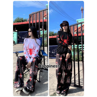 เสื้อวินเทจเเขนยาว ลานเเมงมุม