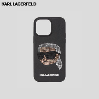 Karl Lagerfeld - K/IKONIK RHINESTONE IPHONE 14 PRO MAX CASE 235W3999 เคสมือถือ