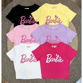 Barbie crop ผ้าเรย่อน