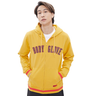 BODY GLOVE Mens SC ATHLETIC Hoodies เสื้อฮู้ดผู้ชาย สีเหลืองเข้ม-24