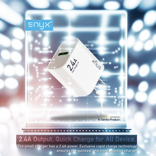 ใหม่ล่าสุด หัวชาร์จ ENYX รุ่น A-1X 1USB หัวชาร์จ Fast Charger 2.4A Smart Chip รองรับการชาร์จไว หัวชาร์จของแท้