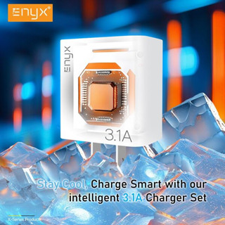 ใหม่ล่าสุด หัวชาร์จENYX รุ่น A-2X 1USB หัวชาร์จ Fast Charger 3.1A Smart Chip 18W ชาร์จไวขึ้น 2 เท่า