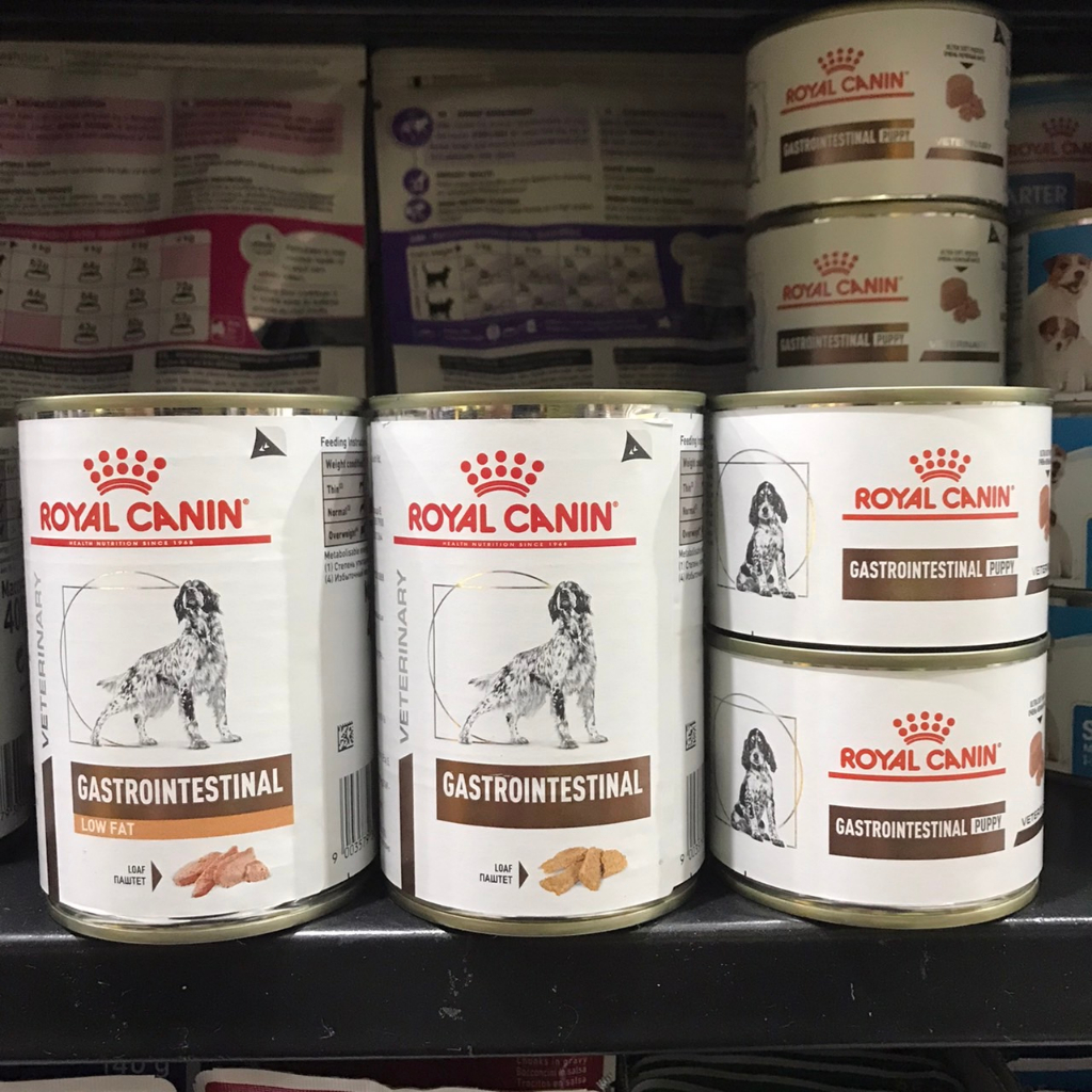 Dog Food 105 บาท Royal Canin Gastro Intestinal , Intestinal Low-Fat กระป๋อง Pets