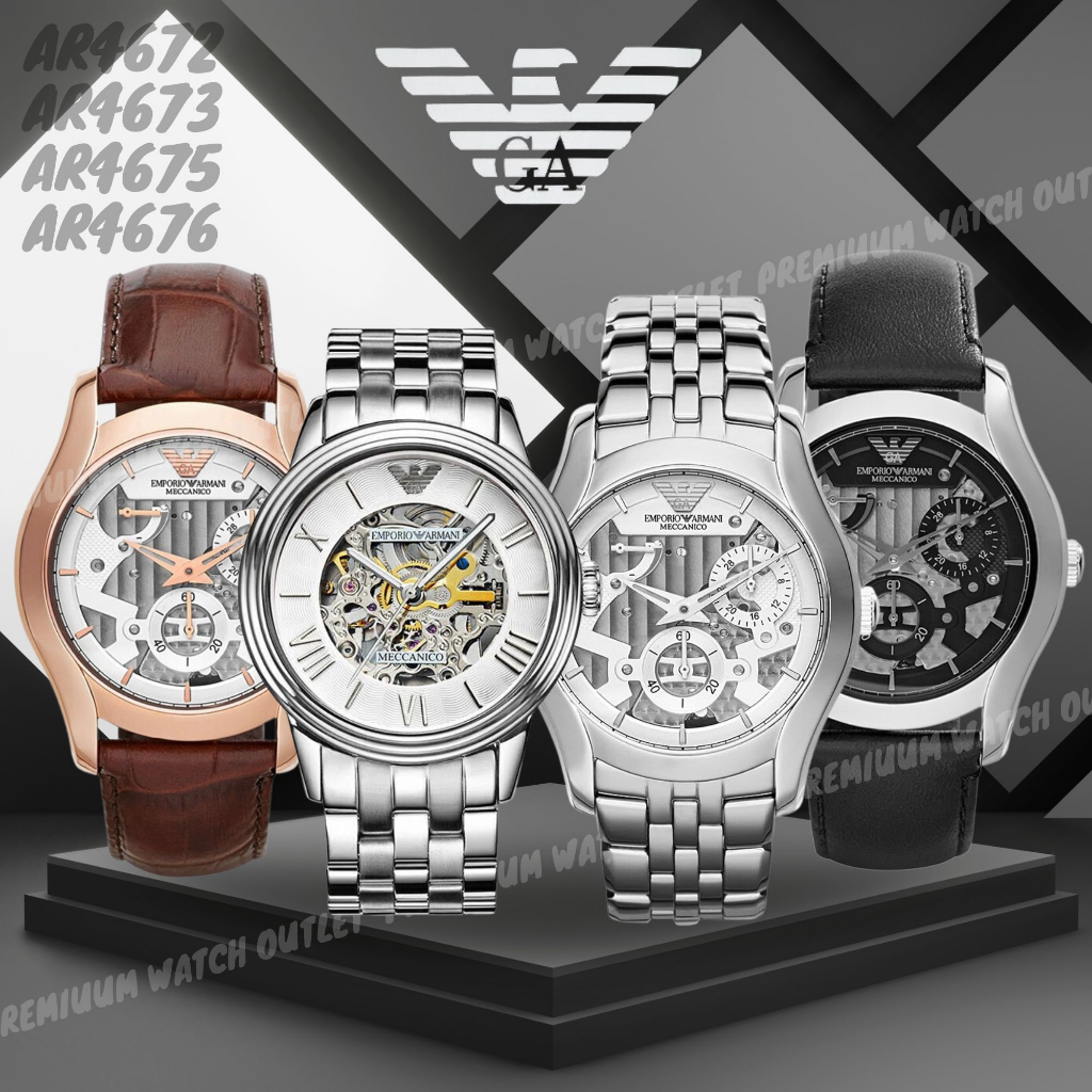OUTLET WATCH นาฬิกา Emporio Armani OWA353 นาฬิกาข้อมือผู้ชาย นาฬิกาผู้ชาย แบรนด์เนม Brand Armani Watch AR4672