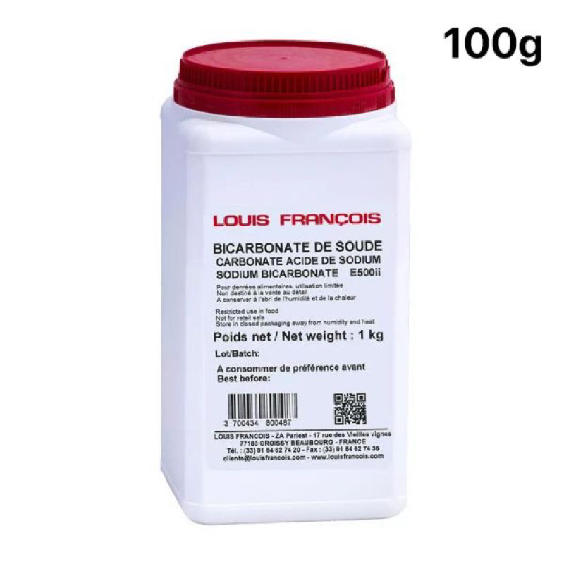 Louis François Sodium Bicarbonate เบคกิ้งโซดา แบ่ง100g 🇫🇷