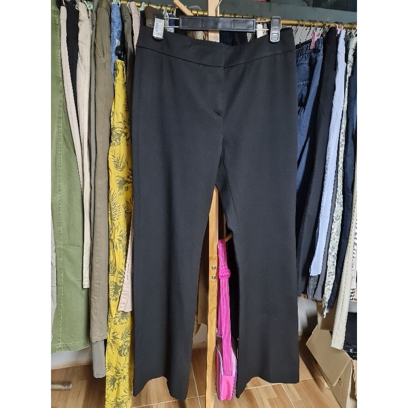 กางเกงขายาวผ้าโพลี MAXMARA มือสอง