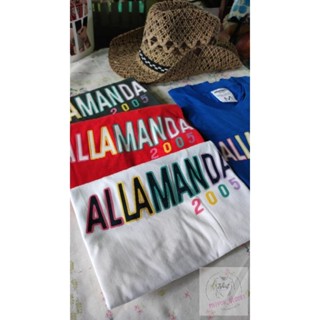 #พร้อมส่ง Allamanda เสื้อยืดคอกลม  ทรงเข้ารูป ผ้าเนื้อดี ใส่สบาย