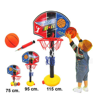 บาสเก็ตบอล Mini Basketball ปรับระดับความสูงของแป้นบาสได้ 3 ระดับ ของเล่นเด็ก แป้นบาสเด็ก กิจกรรมกลางแจ้ง TY144