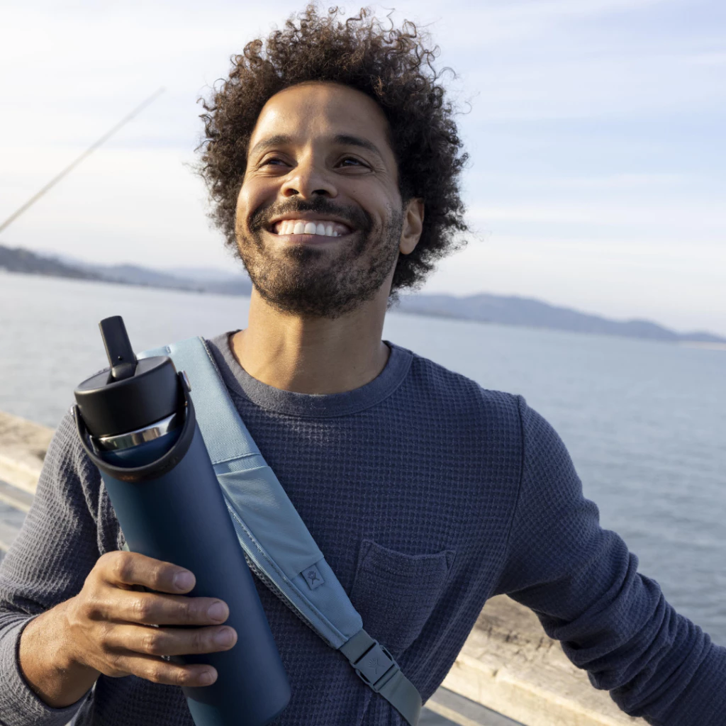 HYDRO FLASK WIDE MOUTH WITH FLEX STRAW CAP 24 OZ กระติกน้ำสูญญากาศ เก็บอุณหภูมิ เก็บความเย็น thumbnail 6