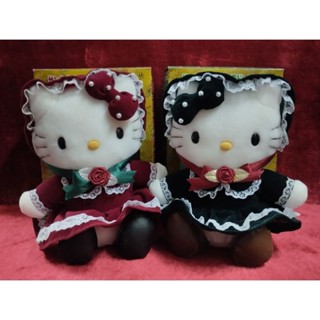 ตุ๊กตา Hello Kitty Velvet Lolita วินเทจปี 2001 พร้อมกล่องเดิมๆ