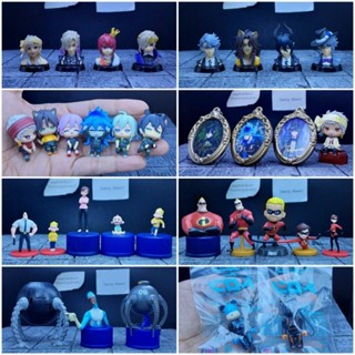 Disney Twisted Wonderland The Incredibles figure model gachapon ดิสนีย์ ฟิกเกอร์ โมเดล กาชาปอง พวงกุญแจ