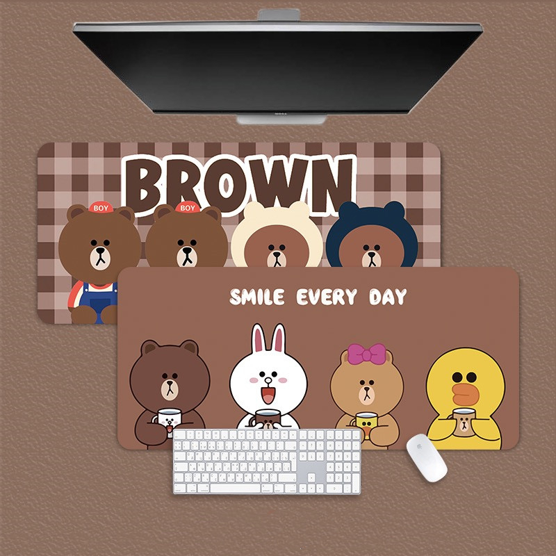 พร้อมส่งส่ง！Mouse padแผ่นรองเมาส์ ขนาดใหญ่ ลายการ์ตูน ขนาด 80x30cm หนา2mm