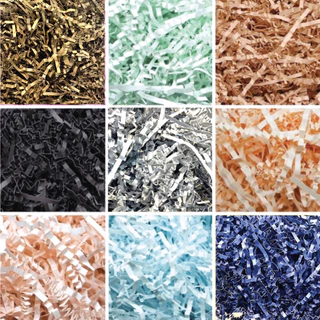 Crinkle shredded paper กระดาษฝอย 0.5 กิโลกรัม และ 1 กิโลกรัม (แบบหยัก) กันกระแทก 1,000 กรัม