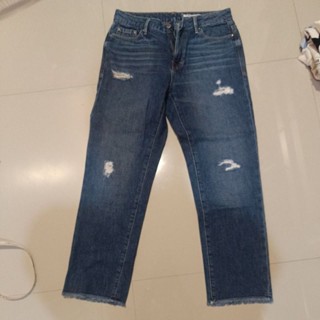 กางเกงยีนส์ edc straight fit 25 สีเข้ม ขาตรง