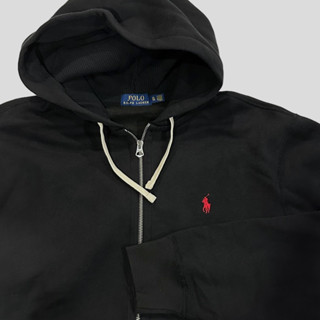 POLO RALPH LAUREN Mens Fleece Zip Hoodie(black)