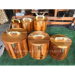 ออมสินไม้สักแท้100% ถังเงินถังทอง ของฝาก ของขวัญ ✅ออกใบกำกับภาษีได้ค่ะ💯