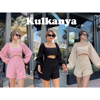 kulkanya jump ชุดจั๊มแขนยาว ฟรีไซส์🌷 สาวอวบ ตัวเล็กใส่ได้