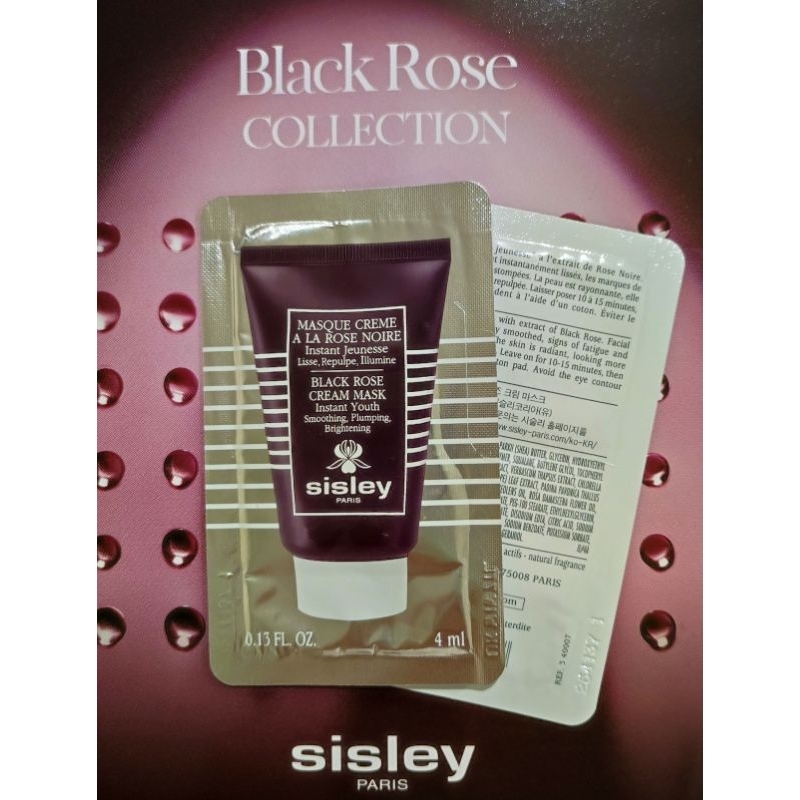 (Exp.2028) SISLEY Black Rose Cream Mask 4,10ml. (60ml. 5,800B)