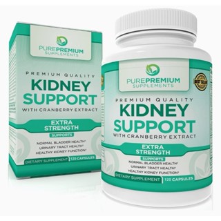 พร้อมส่ง Kidney Support With Canberry Extract 120 Capsules