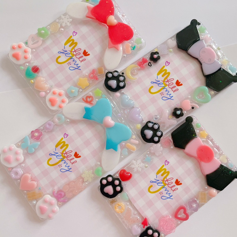 acrylic frame เฟรมการ์ดอะคลิลิค (เคลือบเรซิ่นทั้งหน้า) : mimi & moro set 💘🍼(พร้อมส่ง)