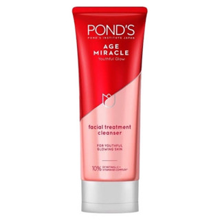 [ของใหม่✅] โฟมล้างหน้า Ponds Age Miracle Facial Cleanser Foam ขนาด 100g