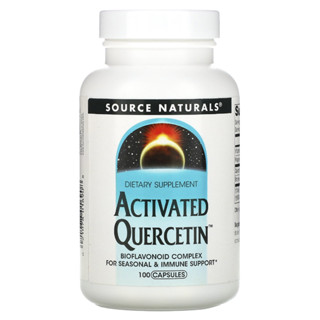 เควอซิติน Activated Quercetin, 100 Capsules , Source Naturals