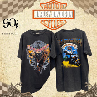 ⚡️⚡️NEW ARRIVALS ⚡️⚡️HARLEY OF MELBOURNE T-SHIRT (แขนสั้น/แขนกุด) ✈️🦅🛵🏔️