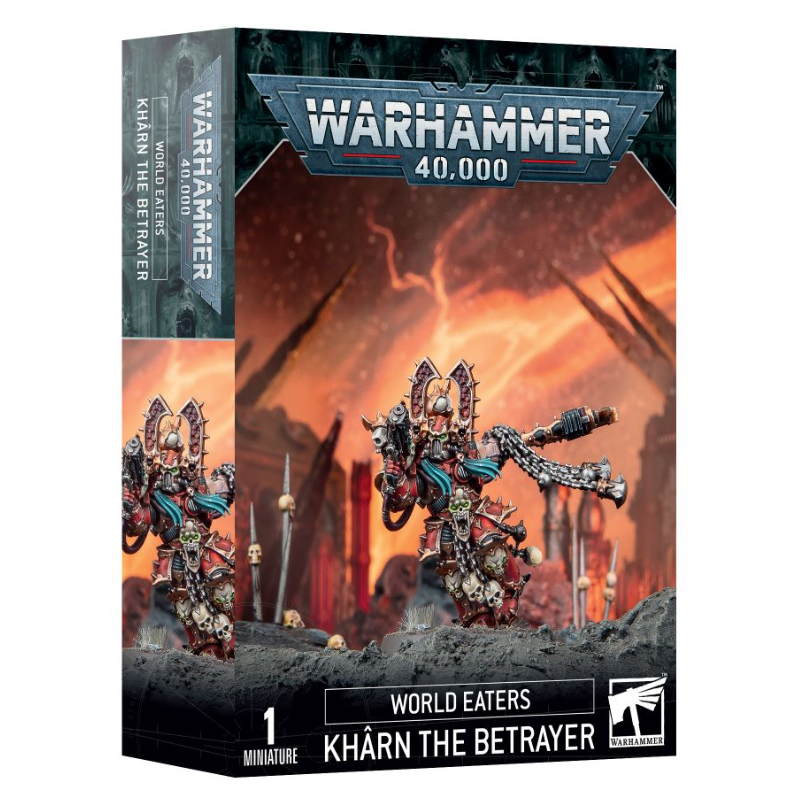 [GW พร้อมส่ง] WARHAMMER 40K: WORLD EATERS: ANGRON DAEMON PRIMARCH OF KHORNE โมเดลเกมสนามจำลอง