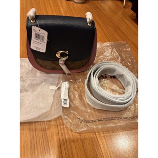 coach2316 remi saddle bag in colorklock signature canvas