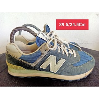 New balance Size 39.5 ยาว 24.5 รองเท้ามือสอง ผู้หญิง ผ้าใบ แฟชั่น ทำงาน ลำลอง เดิน  เที่ยว วิ่ง ออกกำลังกาย