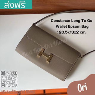 🔥กระเป๋าสตางค์แอร์เมสใบยาว  Constance Long ❌งานออริเย็บมือ❌20.5cm.🔥[หนังแท้] ภาพถ่ายงานจริง ทักแชทก่อนกดสั่งซื้อ