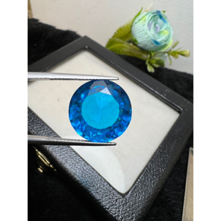 crystal Blue Topaz Round 15.00mm 1 pieces