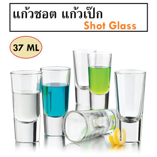 37 มล. แก้วชอต แก้วเป๊ก แก้วตวง Shot Glass PC Plastic (1ใบ)