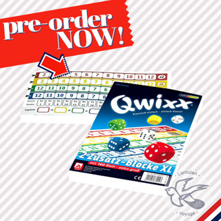 [Pre-Order] Qwixx Extra Sheet - Replacement DE / Double / GemiXXt / Longo / XL [Boardgame]