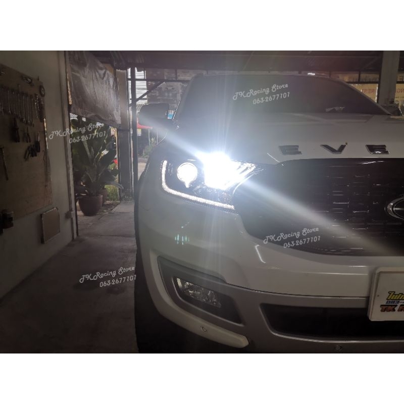 TK Racing ไฟสูง Ford ขั้ว HB3​(9005)ไฟสูงของฟอร์ดเอสเวอเรส และเรนเจอร์  2016-2021