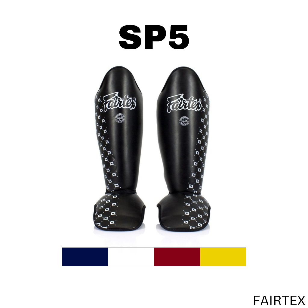 Fairtex Shin Guards SP5 Syntek Leather สนับแข้ง หนังเทียมคุณภาพดี **ของล็อตใหม่**