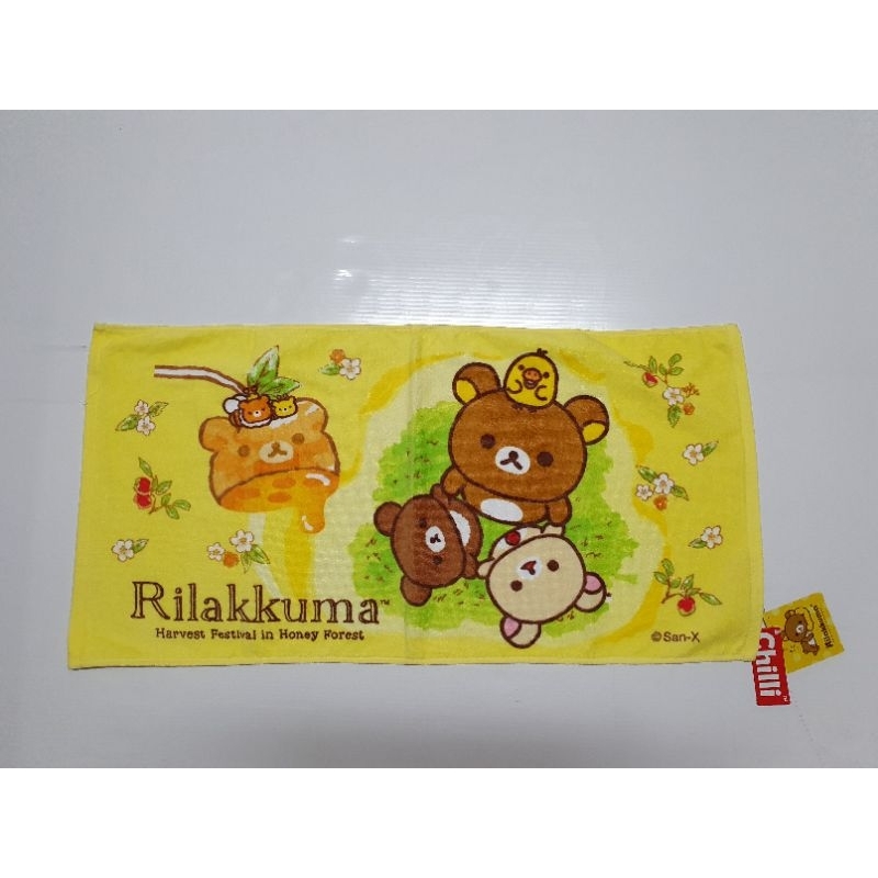 ผ้าเช็ดผมลิขสิทธิ์แท้ขนาด16×32นิ้ว Rilakkuma