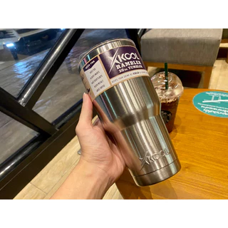 แก้ว30Oz เก็บอุณหภูมิความเย็น,ร้อน เนื้อแก้วเป็นสแตนเลส 304ไม่มีไอน้ำเกาะ เหมาะสำหรับเป็นของขวัญ