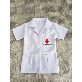 เสื้อกราวน์หมอสั้น(ลูกชาย-ลูกสาว ใส่ได้ค่ะ)