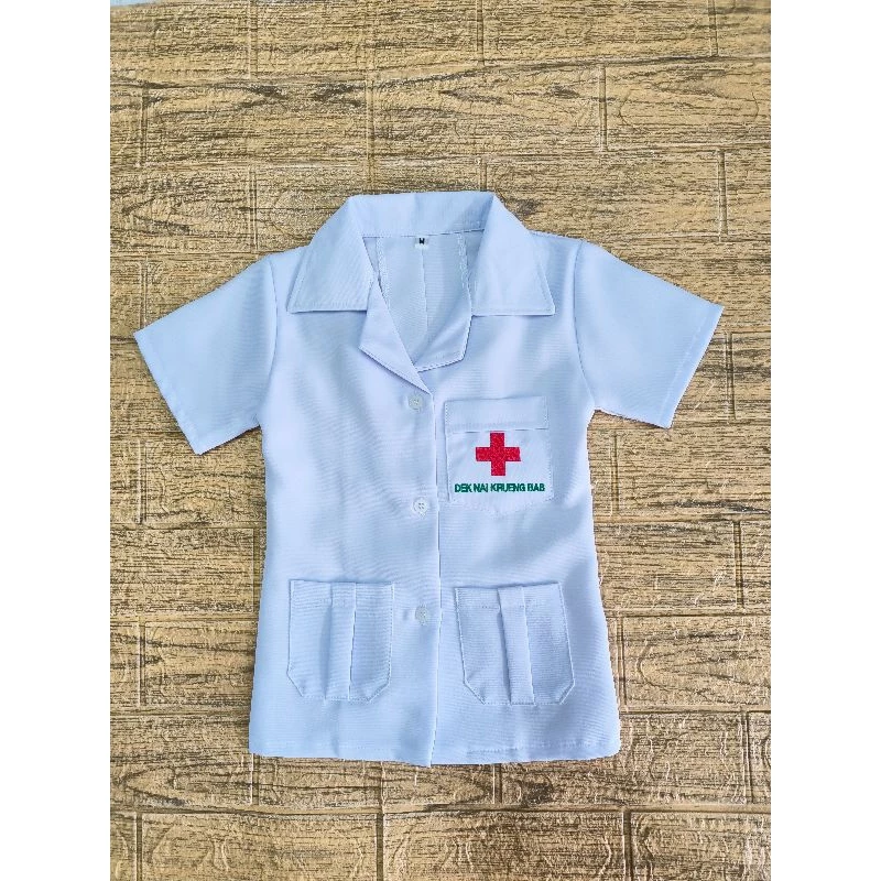 เสื้อกราวน์หมอสั้น(ลูกชาย-ลูกสาว ใส่ได้ค่ะ)