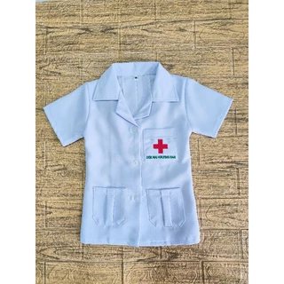 เสื้อกราวน์หมอสั้น(ลูกชาย-ลูกสาว ใส่ได้ค่ะ)