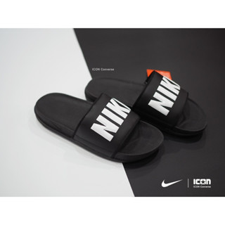 รองเท้าแตะ women Nike OffCourt Slide - Black White | สินค้าแท้ พร้อมถุง Shop