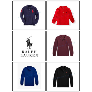 🔥🔥New Arrival🔥🔥เสื้อยืดคอปกแขนยาว Ralph Lauren :Baby Boy&amp;Girl งานแท้